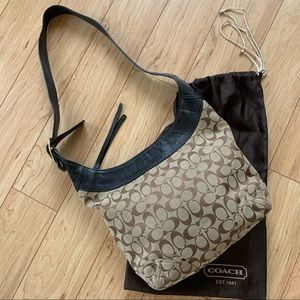 COACH Hobo, Adjustable Cross-body. Classic Fabric.